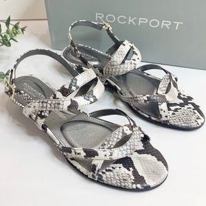 Rockport Womens Zandra Casual Platform Sandals 6.5